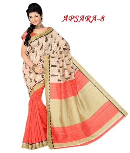 Bhagalpuri Silk Printed Saree