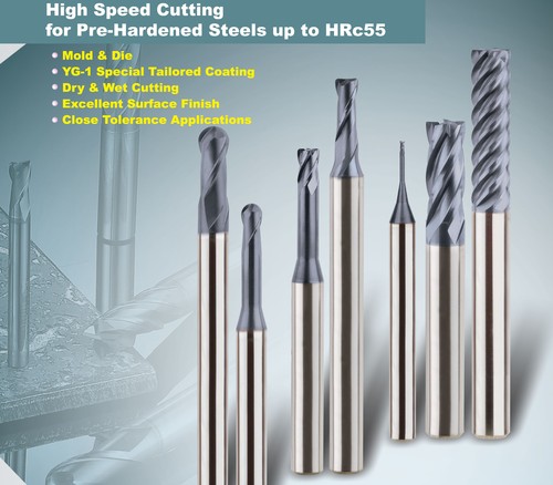 Solid Carbide End mill for Steel