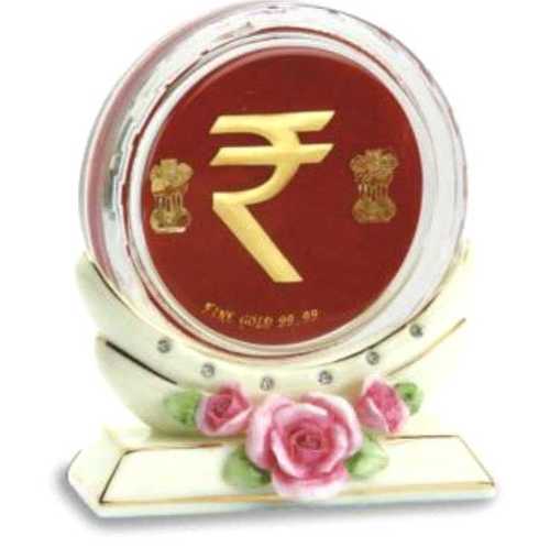 Paper Weight With Stand (Rupee Symbol)