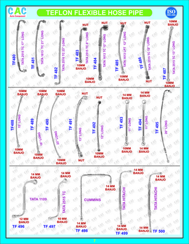 Ptfe Flexible Hose Pipe