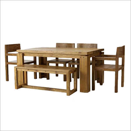 Contemporary Wooden Dining Set