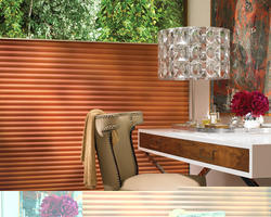 Architella Easyrise Blind - Aluminum, 48-96" Height, 36-72" Width, Copper | Easy Operation, Stylish Design, Light Control, Privacy Enhancement, Durable Material