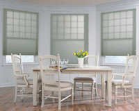 Pleated Shades Kitchen Blind - Fabric, Customizable, Beige | Cordless, Easy Cleaning, Moisture Resistant, Light Filtering