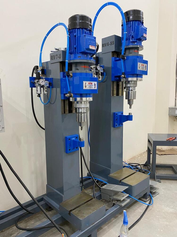 Foot Pedal Operated Riveting Machine