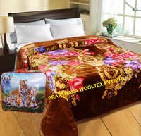 King Pillow Top Mattress Pad - Polyester, King Size, Brown | Soft Texture, Easy Wash, Mattress Protection, Skin Friendly