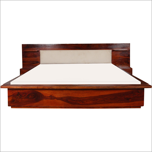 Hilda King Size Bed In Colonial Maple Finish With Mudramark