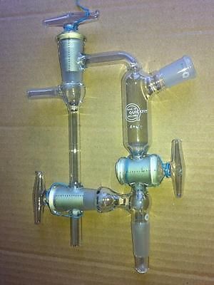 Perkin Intermediate Receiver - Borosilicate Glass, Cone Sizes B14-B34 | Durable, Leak-Proof, Chemical Resistant, Laboratory Use