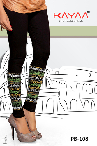 Green Bottom Print Legging