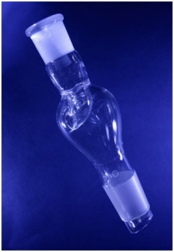 Splash Head Adapter - Glass, Cone Fitting B24 to B19 | Easy Install, Durable, Efficient Transfer