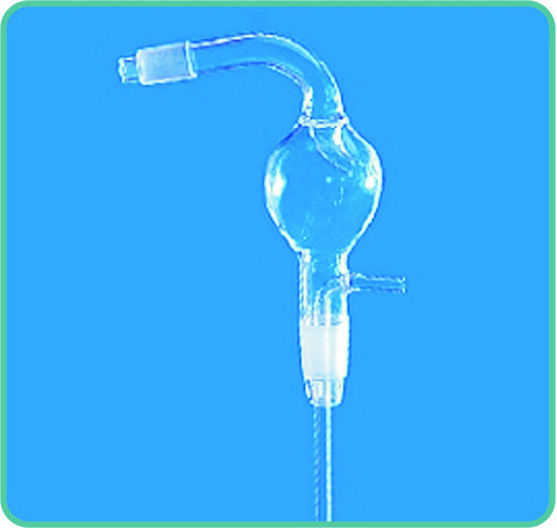 Steam Distillation Heads, Pear Shape Sloping