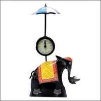 Elephant Umbrella With Clock & T-Lite