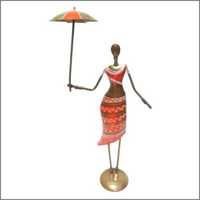 African Lady Series with Umbrella