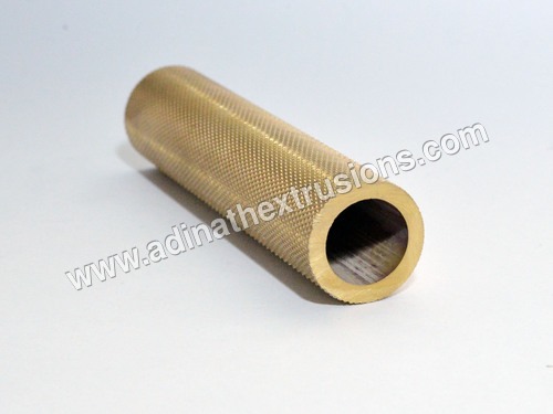 Brass Hollow Knurling Bar