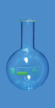 Narrow Neck Flat Bottom Flask