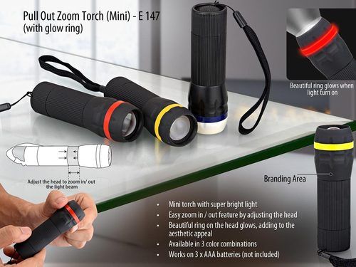 Pull out Focus torch (mini) (1 watt LED)