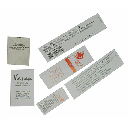 Taffeta Printed Labels
