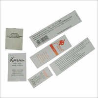 Taffeta Printed Labels