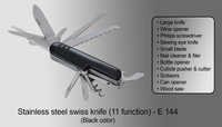 11 function Swiss knife - Black