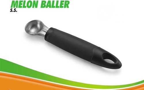 S S MELON BALLER WITH SOFT GRIP HANDDLE