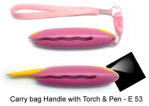 Carry Bag Handle with Torch & Pen By NEWGENN INDIA