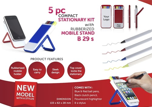 Stationery Kit Cum Mobile Stand