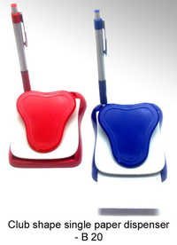 Club Shape Single Paper Dispenser