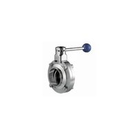 Manual Butterfly Valve (M B V) - Color: Silver