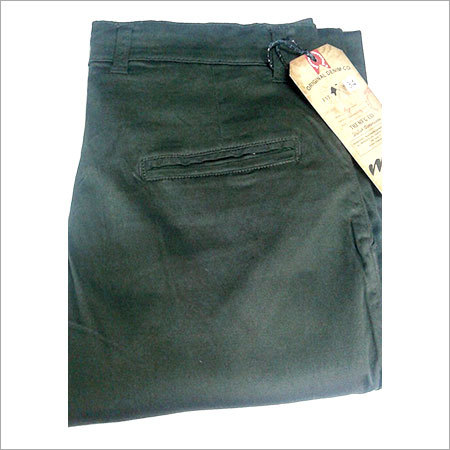 Grey Mens Cotton Jeans