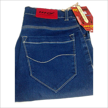 Blue Narrow Bottom Denim Jeans