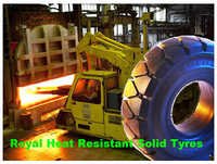 Heat Resistant Solid Tyres Diameter: 1-23 Inch (in)