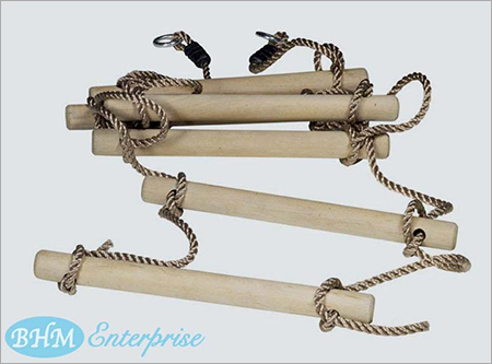 Rope Ladders with Woden Rugs
