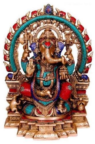 Hand Crafted Metal God Ganpati