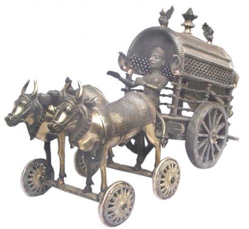 Big Bull Cart With Decorative Wheels