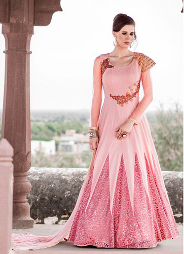 Unique Net Anarkali Salwar Suit