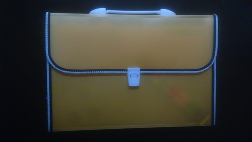 Expandable File Single Color Transparent Pearl