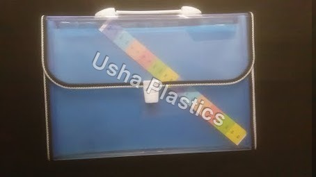 Assorted Colors Transparent Expandable Files