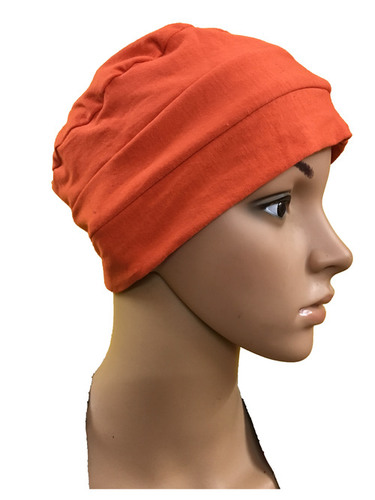 Orange Chemo Patients Hats Chemo Therapy Caps