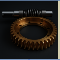 Industrial Worm Wheel Efficiency: Transmission Drive