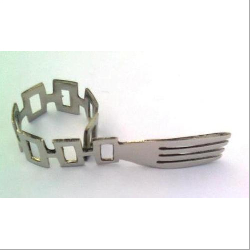 Brass Napkin Ring FORK