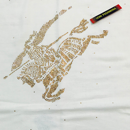 Semi Pashmina Designer stole