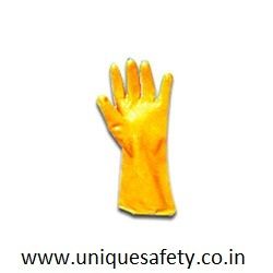 Pvc Gloves - Color: Yellow