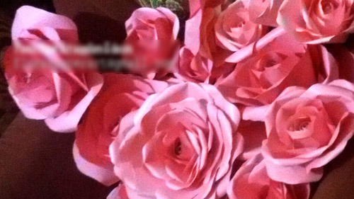 Paper Rose Flowers