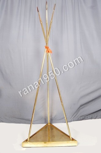 LANCER BRASS INCL 6 POLE AND 2 BASES BRASS