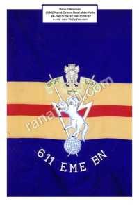 EME T FLAG BANEER जिसमें ज़री कढ़ाई है