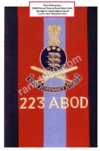 ORDNANCE FLAG BANEER T FLAG ZARI CREST