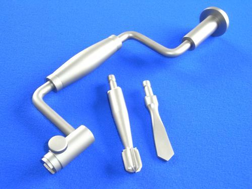 Hudson Brace with 3 Burrs & 3 perforators