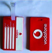 Printed Bag Tag - Pvc Material, Customizable Shapes And Sizes, Red Color | Flexible, Smooth Finish, Easy To Hang, Personalized Detailing Space