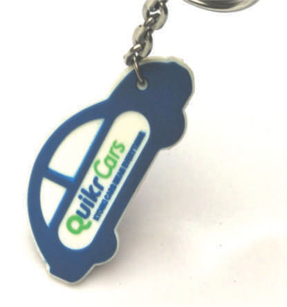 PVC Key Ring - Durable Synthetic Material, Lightweight Design with Vibrant Color Options