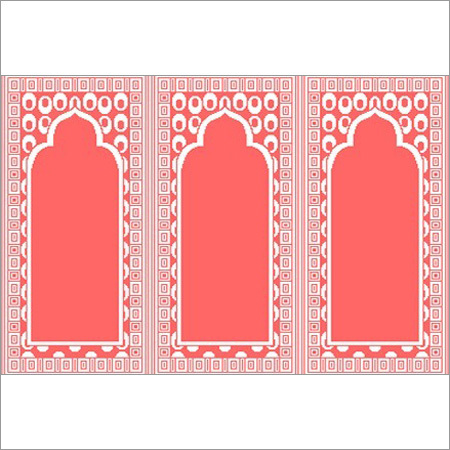 Designer Prayer Floor Mats - Color: Pink