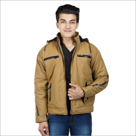 Mens Plain Brown Jacket